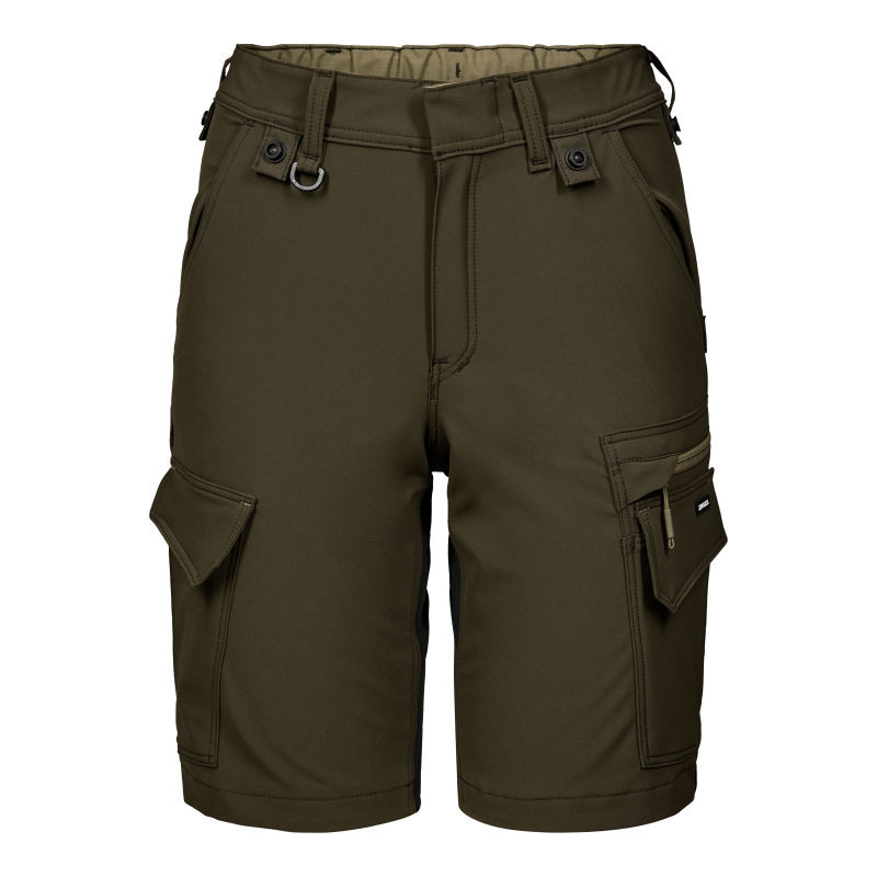 Vêtement de travail Short de travail Entire avec tissu extensible dans 4 sens pour femmes personnalisable