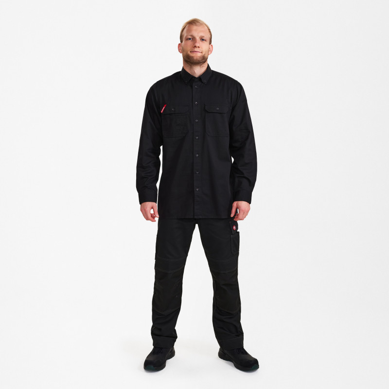 Vêtement de travail Chemise homme coton Extend à manches longues personnalisable