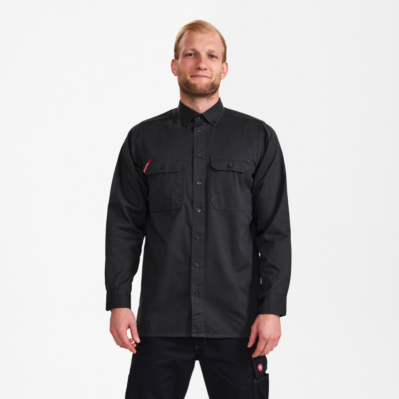Vêtement de travail Chemise homme coton Extend à manches longues personnalisable