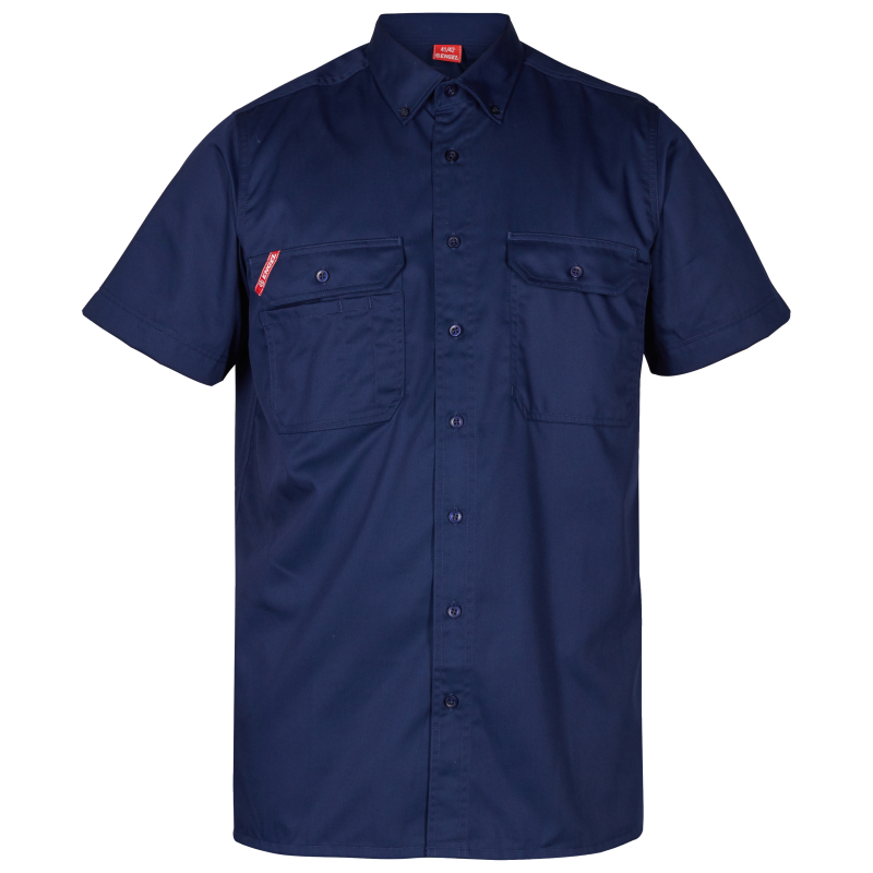 Vêtement de travail Chemise homme coton Extend à manches courtes personnalisable