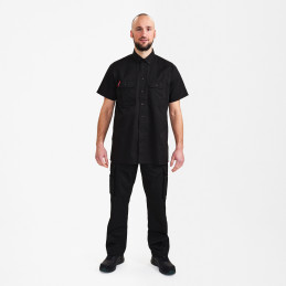 Vêtement de travail Chemise homme coton Extend à manches courtes personnalisable
