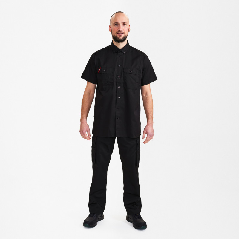 Vêtement de travail Chemise homme coton Extend à manches courtes personnalisable