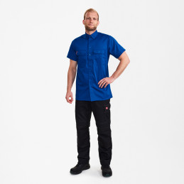 Vêtement de travail Chemise homme coton Extend à manches courtes personnalisable