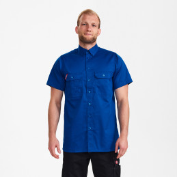Vêtement de travail Chemise homme coton Extend à manches courtes personnalisable