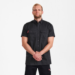 Vêtement de travail Chemise homme coton Extend à manches courtes personnalisable