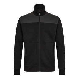 Sweat cardigan Entire avec col