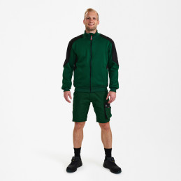 Vêtement de travail Sweat cardigan Galaxy avec col personnalisable