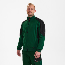 Vêtement de travail Sweat cardigan Galaxy avec col personnalisable