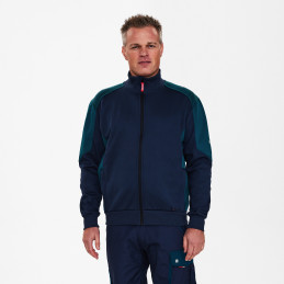 Vêtement de travail Sweat cardigan Galaxy avec col personnalisable