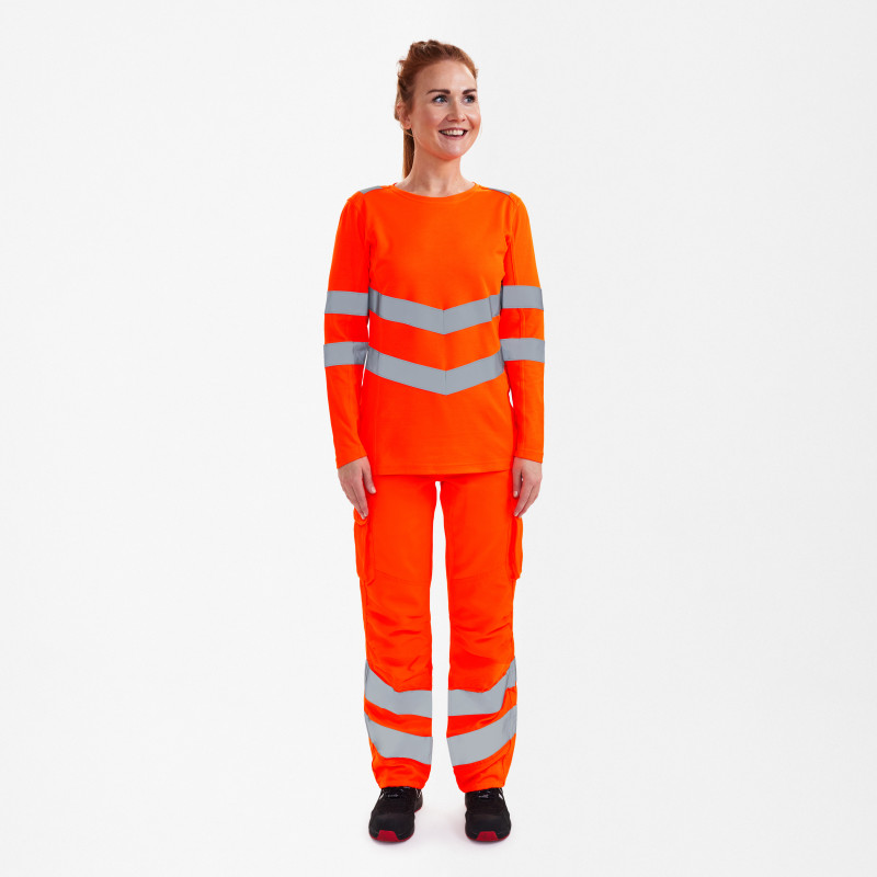 Vêtement de travail T-shirt à manches longues pour femmes Safety personnalisable