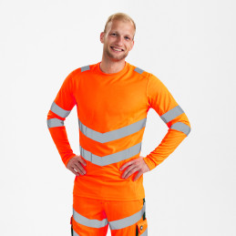 Vêtement de travail T-shirt à manches longues Safety personnalisable