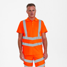 Vêtement de travail Polo Safety personnalisable