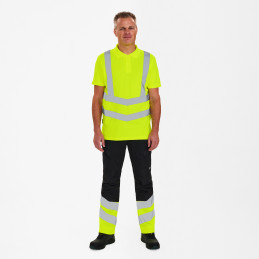 Vêtement de travail Polo Safety personnalisable