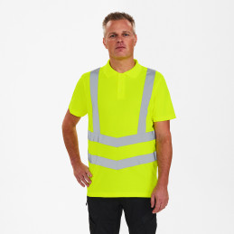 Vêtement de travail Polo Safety personnalisable
