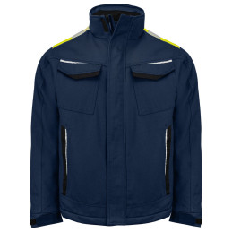 5438 VESTE DOUBLÉE AVEC FINITION CONTRASTÉE HV 100%COTON