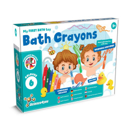 BATH CRAYONS. Jouets éducatifs pour enfants