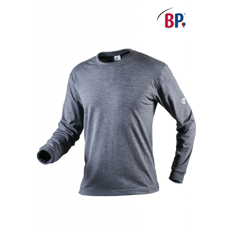 Vêtement de travail BP® T-shirt manches longues unisexe personnalisable