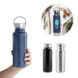 DUPLANTIS. Bouteille en acier inoxydable (90 % recyclé) avec isolation sous vide 750 ml