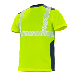 TEE SHIRT MANCHES COURTES FLUO SAFE