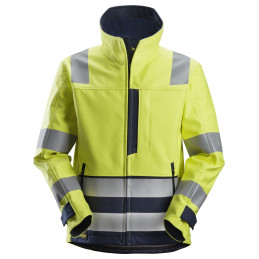ProtecWork, Veste Softshell, haute visibilité, Classe 3