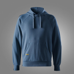 Sweat à capuche molletoné