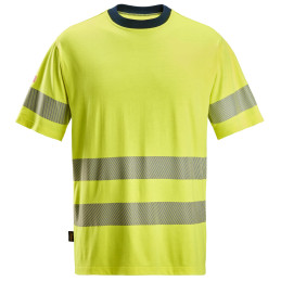 ProtecWork, T-shirt à manches courtes, haute visibilité, Classe 3/2