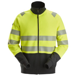 Veste haute visibilité avec fermeture à glissière pleine longueur, Classe 2