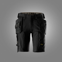 Short en tissu extensible avec poches holster