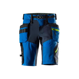 Vêtement de travail FlexiWork, Short en tissu extensible Softshell avec poches holster personnalisable