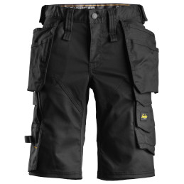 AllroundWork, Short avec poches holster pour femme en tissu extensible