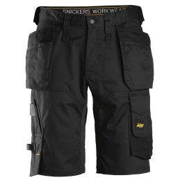 Short de travail à la coupe large en tissu extensible avec poches holster