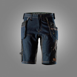Short en denim avec poches holster
