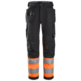 Pantalon avec poches holster, haute visibilité, Classe 1