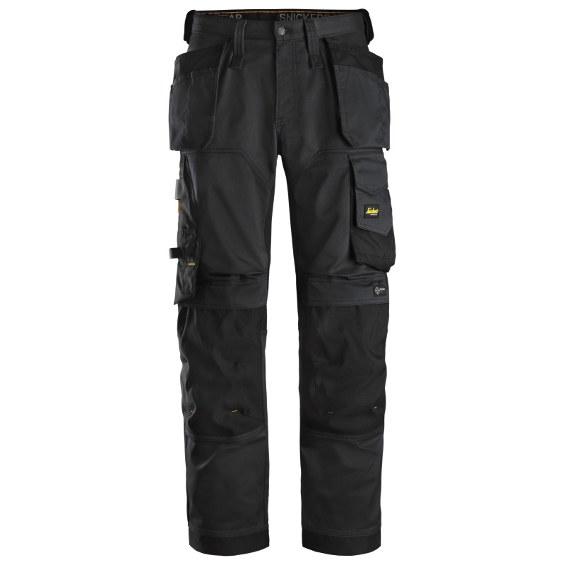 Vêtement de travail AllroundWork, Pantalon+ en tissu extensible avec poches holster et coupe large personnalisable