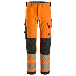 Pantalon en tissu extensible 4 directions, haute visibilité, Classe 2