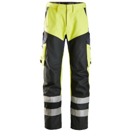 ProtecWork, Pantalon avec au-dessus de cuisses renforcé, haute visibilité, Classe 1