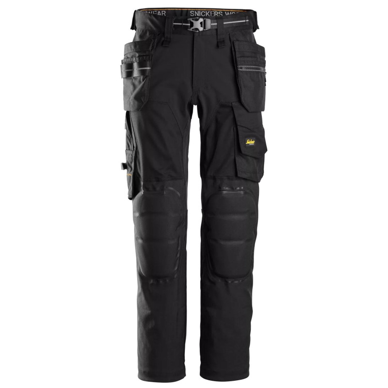 Vêtement de travail AllroundWork, Pantalon en tissu extensible avec poches holster et genouillères Capsulized™ personnalisable