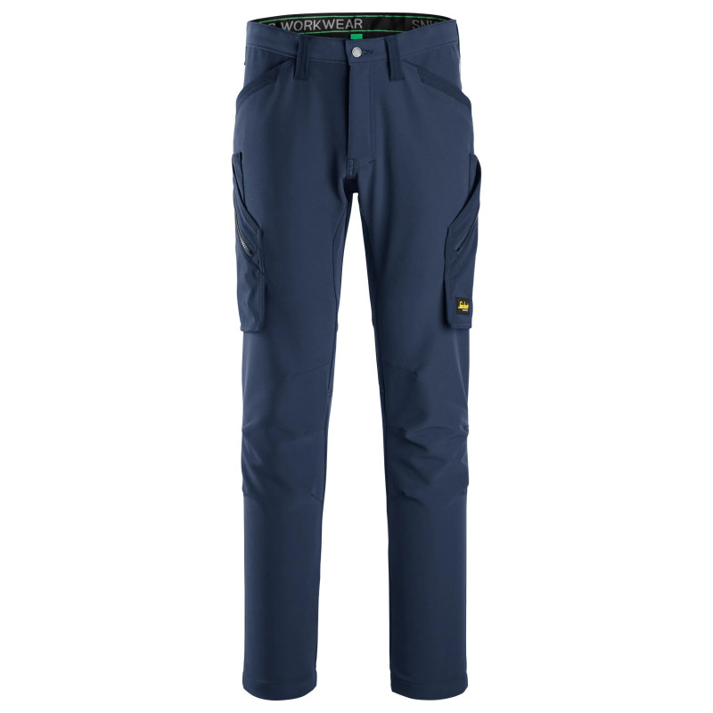 Vêtement de travail FlexiWork, Pantalon entièrement extensible sans poches pour genouillères personnalisable