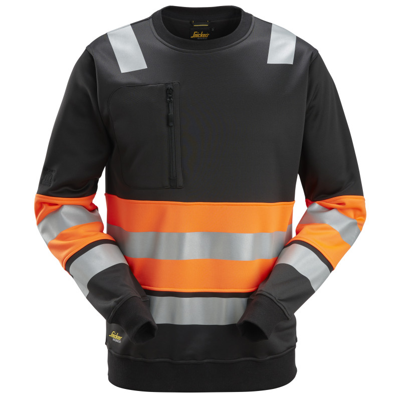 Vêtement de travail Sweat-shirt haute visibilité, Classe 1 personnalisable