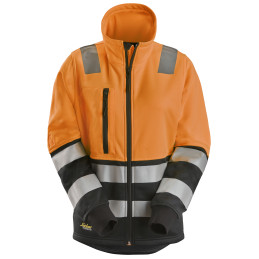 Veste à fermeture à glissière pleine longueur pour femme haute visibilité, Classe 2