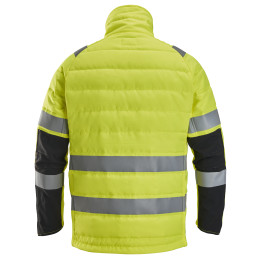 Vêtement de travail AllroundWork, Veste à haute visibilité légèrement rembourrée, Classe 2 personnalisable
