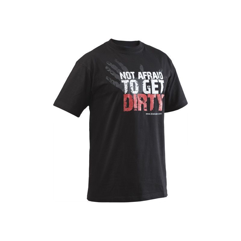 Vêtement de travail T-shirt Not Afraid To Get Dirty personnalisable