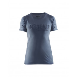 Vêtement de travail T-shirt imprimé 3D femme personnalisable