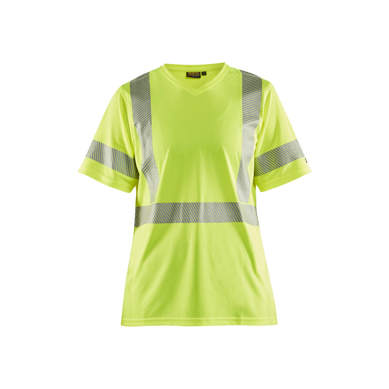 Vêtement de travail T-shirt anti-odeur anti-UV HV FEMME personnalisable