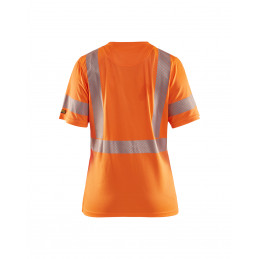 Vêtement de travail T-shirt anti-odeur anti-UV HV FEMME personnalisable