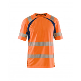 Vêtement de travail T-shirt anti-UV haute-visibilité personnalisable