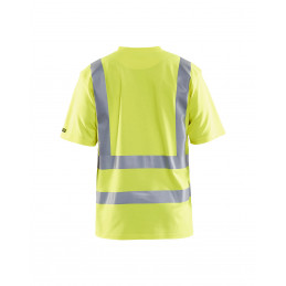 Vêtement de travail T-shirt haute visibilité col V anti-UV personnalisable