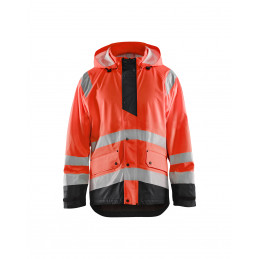 Vêtement de travail Veste de pluie HV niveau 1 personnalisable