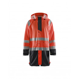 Vêtement de travail Veste de pluie HV NIVEAU 1 personnalisable