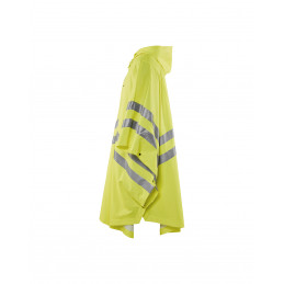 Vêtement de travail Poncho de pluie HV niveau 1 personnalisable